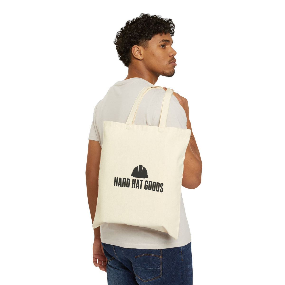 Hard Hat Goods Canvas Jobsite Tote