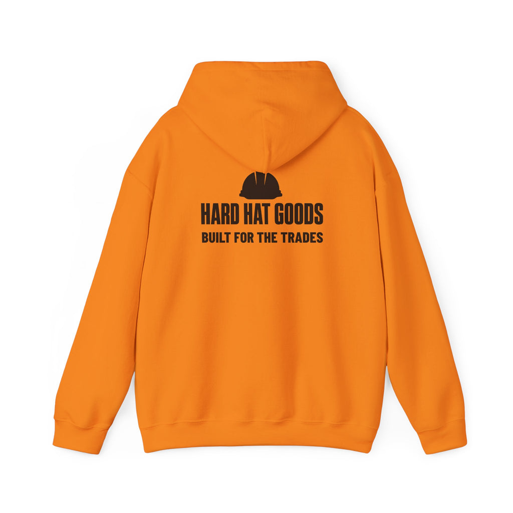 Cold Morning Gift Box: orange hoodie, black beanie and sticker sheet