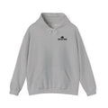 Sport grey trades hoodie with Hard Hat Goods chest logo